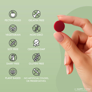 Apple Cider Vinegar Gummies with B12 - Digestive & Metabolism Support