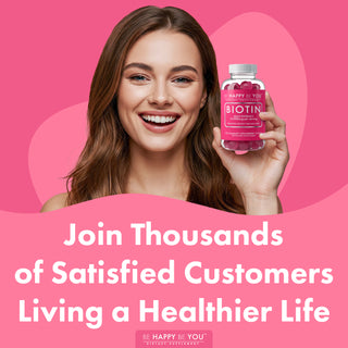 Biotin Gummies 10,000 mcg - Vegan Hair, Skin & Nails Support Vitamins