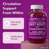 Beetroot Nitric Oxide Gummies - Organic Pre-Workout Endurance Formula