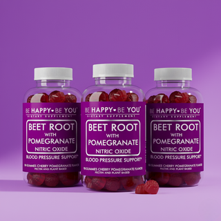 Beetroot Nitric Oxide Gummies - Organic Pre-Workout Circulation Support