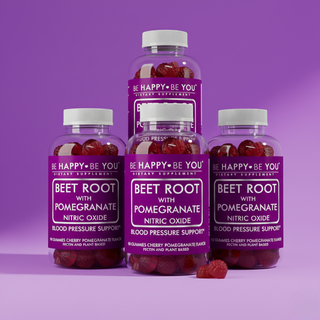 Beetroot Nitric Oxide Gummies - Organic Pre-Workout Circulation Support