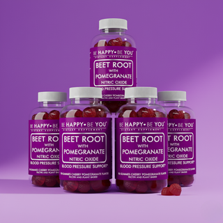 Beetroot Nitric Oxide Gummies - Organic Pre-Workout Circulation Support