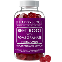 Beetroot Nitric Oxide Gummies - Organic Pre-Workout Endurance Formula