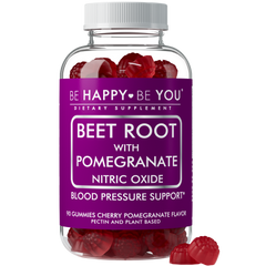 Beetroot Nitric Oxide Gummies - Organic Pre-Workout Endurance Formula