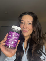 Beetroot Nitric Oxide Gummies - Organic Pre-Workout Endurance Formula