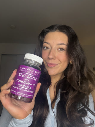 Beetroot Nitric Oxide Gummies - Organic Pre-Workout Endurance Formula