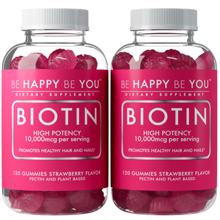Biotin Gummy Vitamin - 2 Bottles