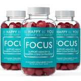 Focus & Memory Gummies - Nootropic Blend with Phosphatidylserine & NAD+