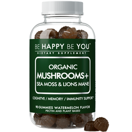 Lions Mane & Sea Moss Gummies - Organic Brain Health & Immune Support
