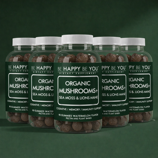 Lions Mane & Sea Moss Gummies - Organic Brain Health & Immune Support