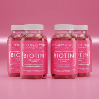 10,000 MCG Biotin Gummy Vitamin - 4 bottles