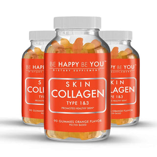 Collagen Type 1 & 3 Gummies - Vegan Skin, Hair & Joint Support