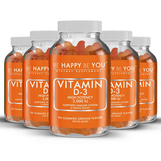 Vitamin D3 Gummies - Daily Bone, Immune & Mood Support