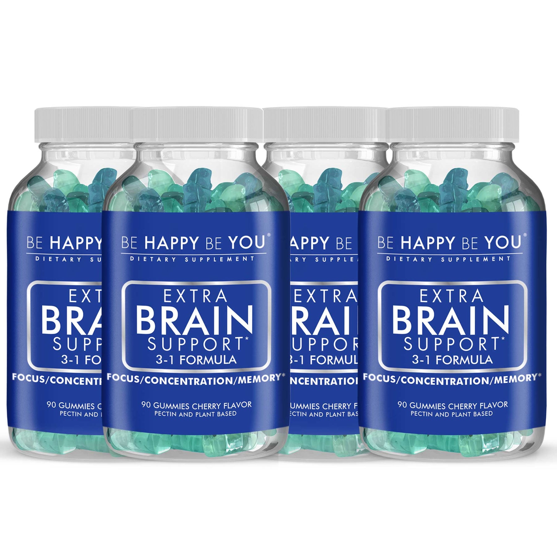 Extra Brain Support Gummy Vitamins – Be Happy Be You Gummy Vitamins